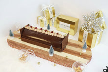Load image into Gallery viewer, Bûche de Noël &quot;Chocolate, Raspberry &amp; Praliné&quot;
