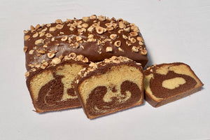 Marble cake vanilla chocolate